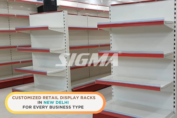 Display Rack Type Customized Retail Display Racks in New Delhi