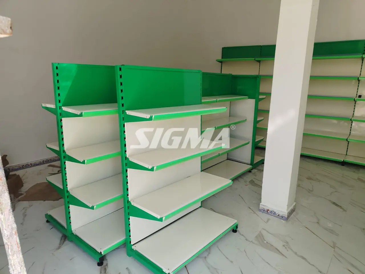 Sigma Rack Center Supermarket Racks Installation in Kondagaon | End Rack, Double-Sided ...