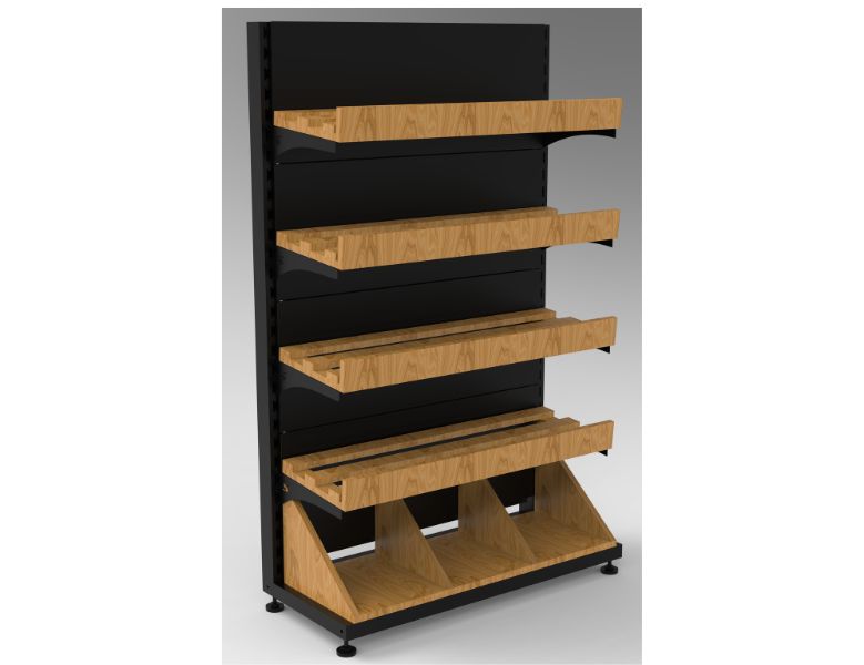 Bakery Display Racks with Baskets