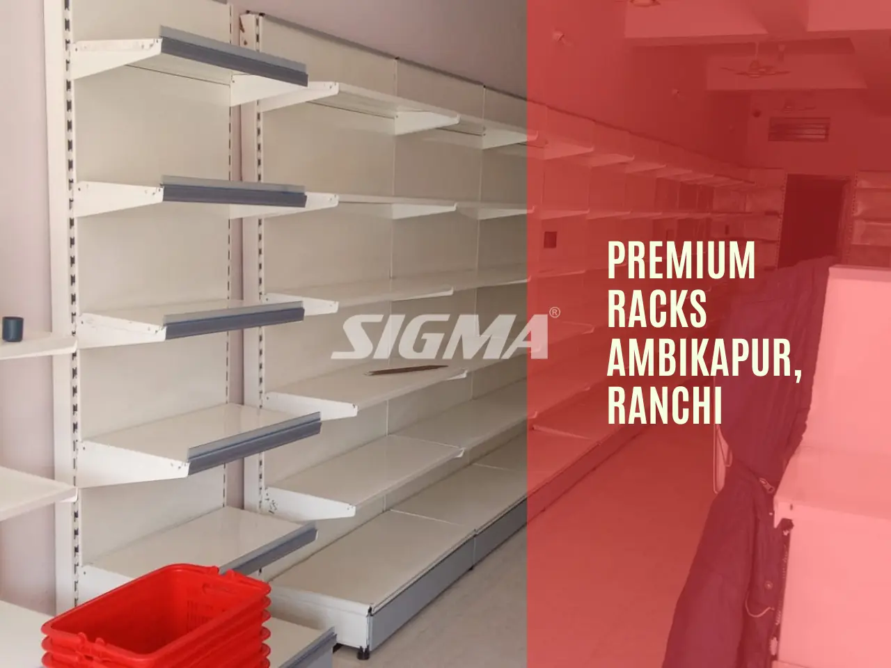 Sigma Display Rack Premium Display Racks Installation in Ambikapur